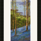 Lake District art framed print A May Morning Overlooking Windermere by local artist Jeff Sudders in a black frame.