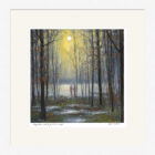 Lake District art framed print Together We'll Find a Way by Jeff Sudders in a white frame.