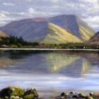Lake District art print of Ullswater and Lakeland mountains by local artist Jeff Sudders.