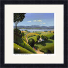 Lake District Art framed print We're on Our Way to Windermere by Jeff Sudders in a black frame.