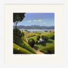 Lake District Art framed print We're on Our Way to Windermere by Jeff Sudders in a white frame.