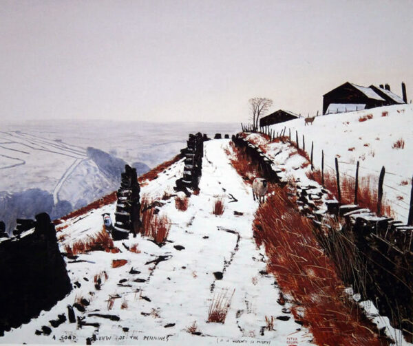 peter brook a good view of the pennines art print