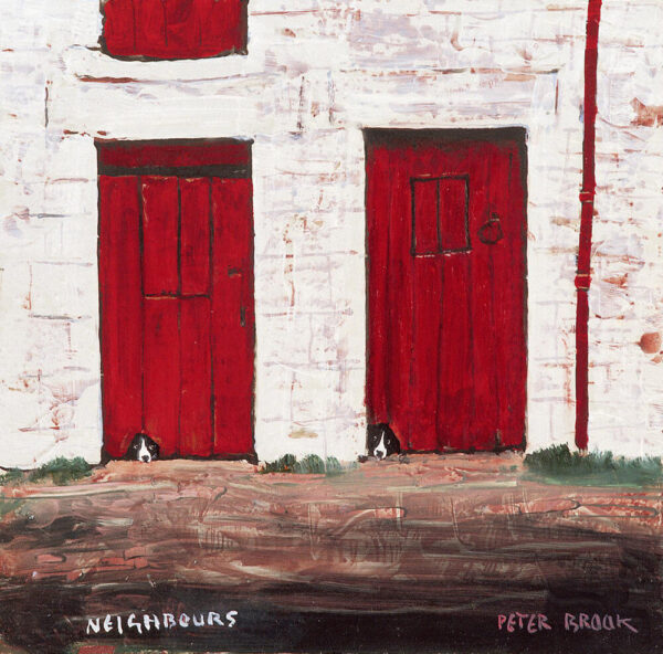 peter brook neighbours art print