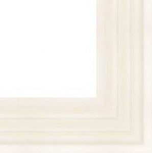 White Fluted Frame