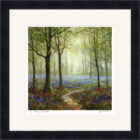 Lake District Art framed print A May Morning by Jeff Sudders in a black frame.