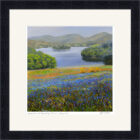 Lake District Art framed print Springtime at Loughrigg Eerrace Grasmere by Jeff Sudders in a black frame.