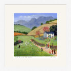 Lake District Art framed print Tea for Two in the Lake District by Jeff Sudders in a white frame.