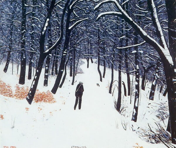 peter brook strolling art print