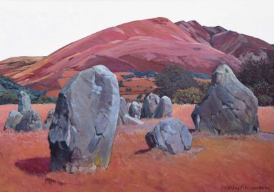 Lake District art by Libby Edmondson Castlerigg and Blencathra nea Keswick
