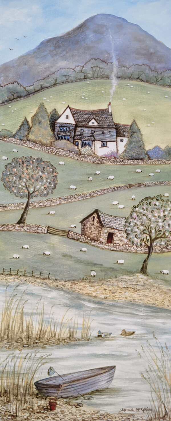 A print inspired by the lake district by artist Janice Mcglone