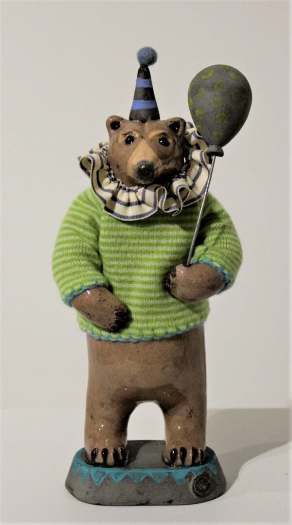 Circus Brown Bear with Hat - SOLD