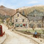 Lake District art by Janice McGloine. Fine art print of grasmere village