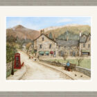 Lake District art by Janice McGloine. Fine art print of grasmere village