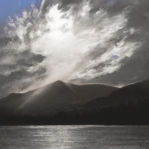 Angelic Illuminator - Old Man of Coniston Head of Lake art print by Lake District Daniel Cooper