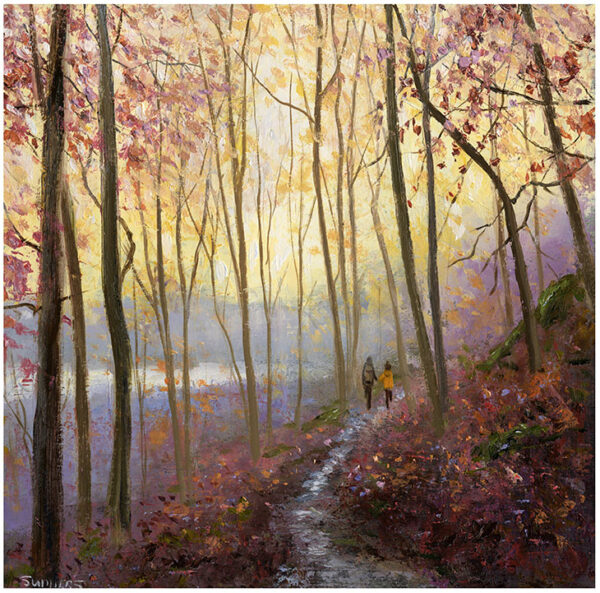 October Stroll art print by Lake District artist Jeff Sudders