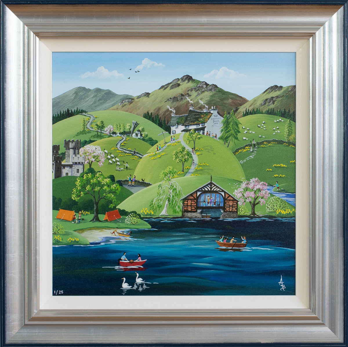 Freewheeling from the Drunken Duck limited edition print framed