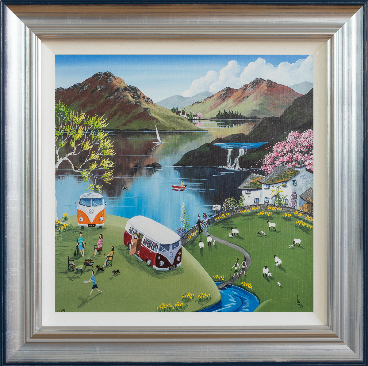 Limited edition print by Anne Blundell Lake District inspired framed