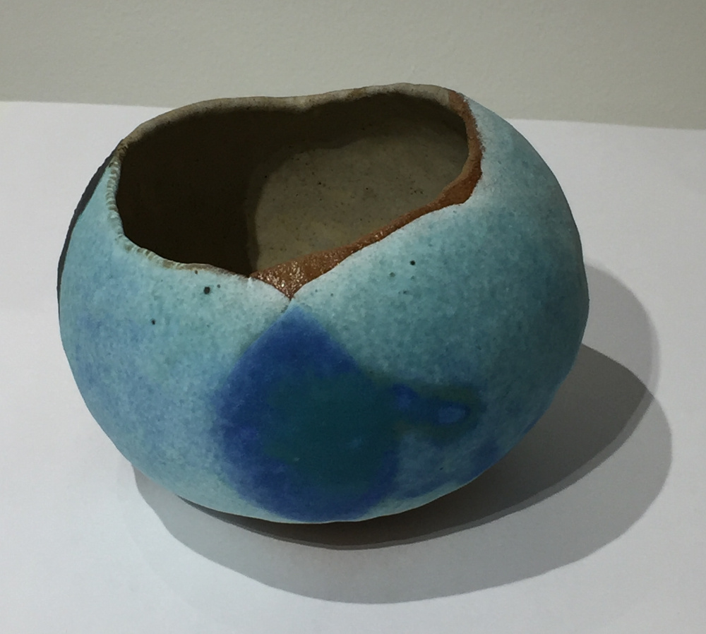Stoneware small candle holder
