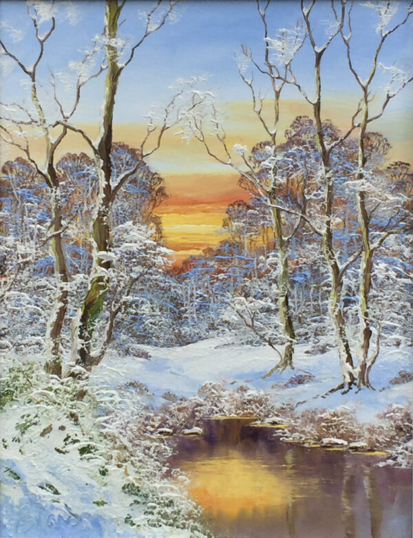 A Blissful Winter's Day  SOLD