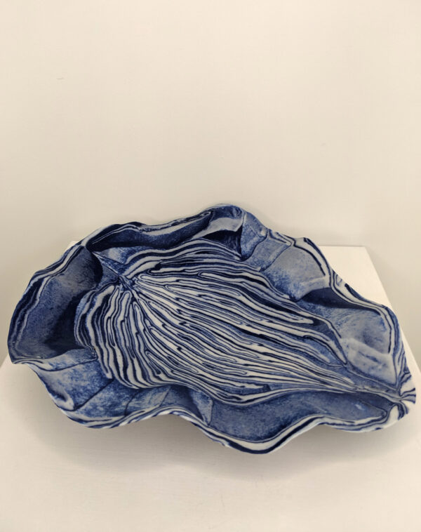 Blue Wave Parian Bowl by Kit Helmsley