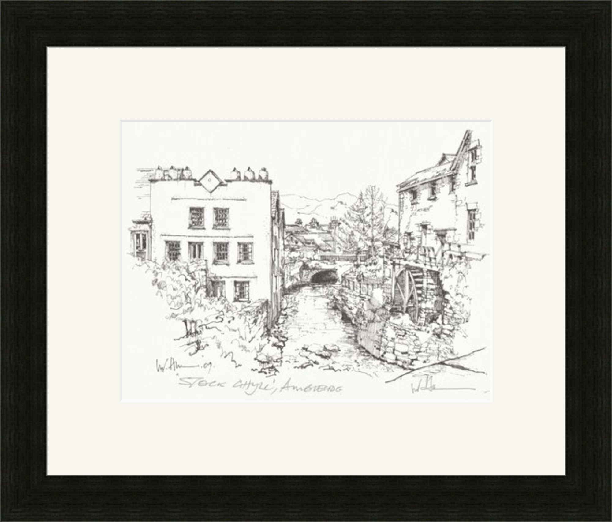 Nigel Hutchinson stock ghyll framed print