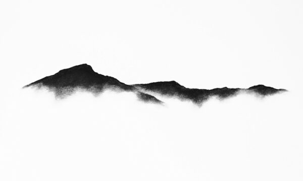 New version of Daniel Cooper's Old Man of Coniston Charcoal drawings from the Lake District