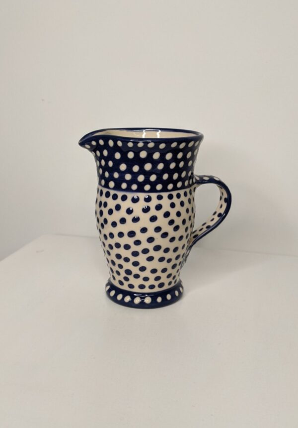 Colourful medium jug by Ceramicist Lincoln Kirby Bell