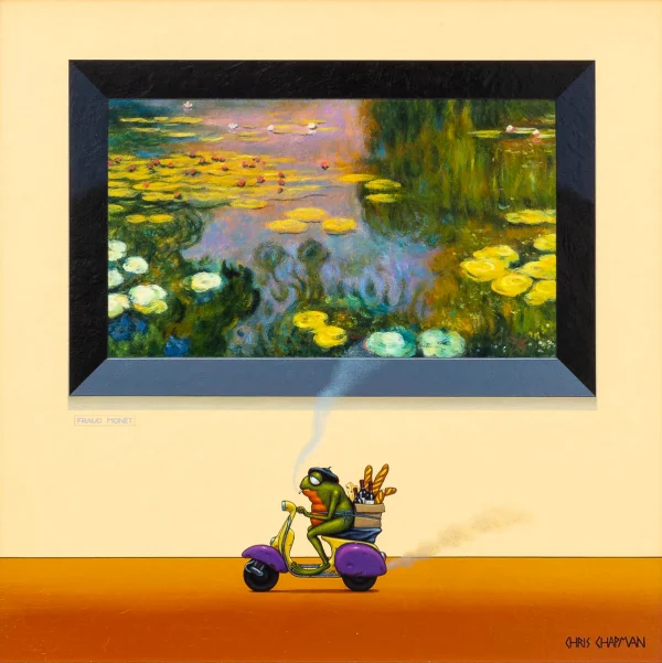 Monet and Merlot - Limited Edition Print  SOLD