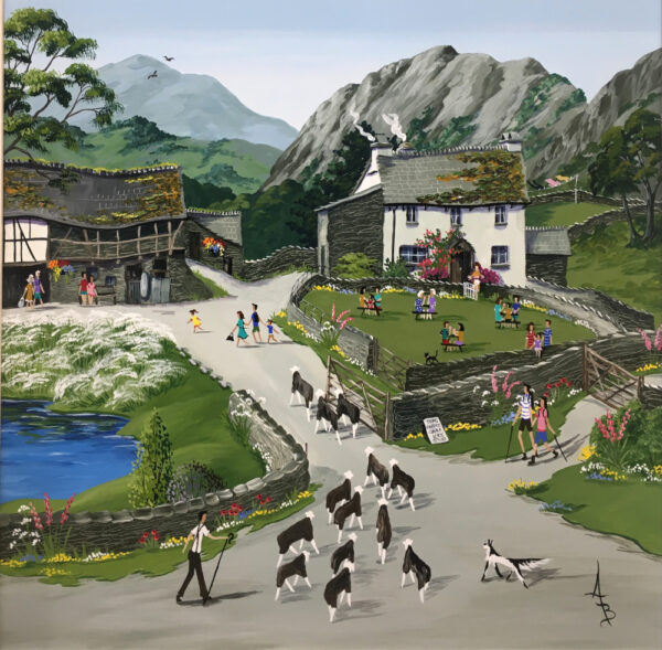 An original oil painting by artist Anne Blundell