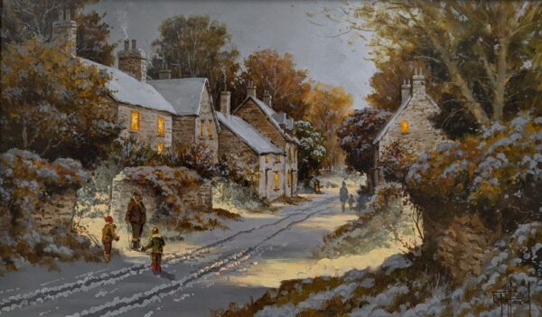 In the Depth of Winter original oil painting by Richard Telford