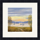 Lake District Art framed print A Windernere Sky by Jeff Sudders in a black frame.