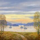 Print by Lake District artist Jeff Sudders A Windermere Sky