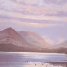 Grasmere a framed print of the Lake District by Robert Ritchie. Featuring Helm Crag Steel Fell and Seat Sandal