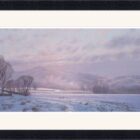 Winter at Rydal a framed print of the Lake District by Robert Ritchie.