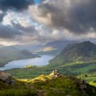 Morning Shadows over Crummock Water & Buttermere Photographer Nathan Buckley. Including Mellbreak - Red Pike and High stile in the distance
