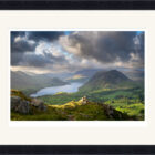 lake district art Morning Shadows over Crummock Water & Buttermere Photographer Nathan Buckley. Including Mellbreak - Red Pike and High stile in the distance