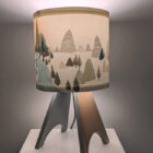 Lamp by Bob and Eunice from Humblewood sustainably sourced wooden lamp made in Cumbria.
