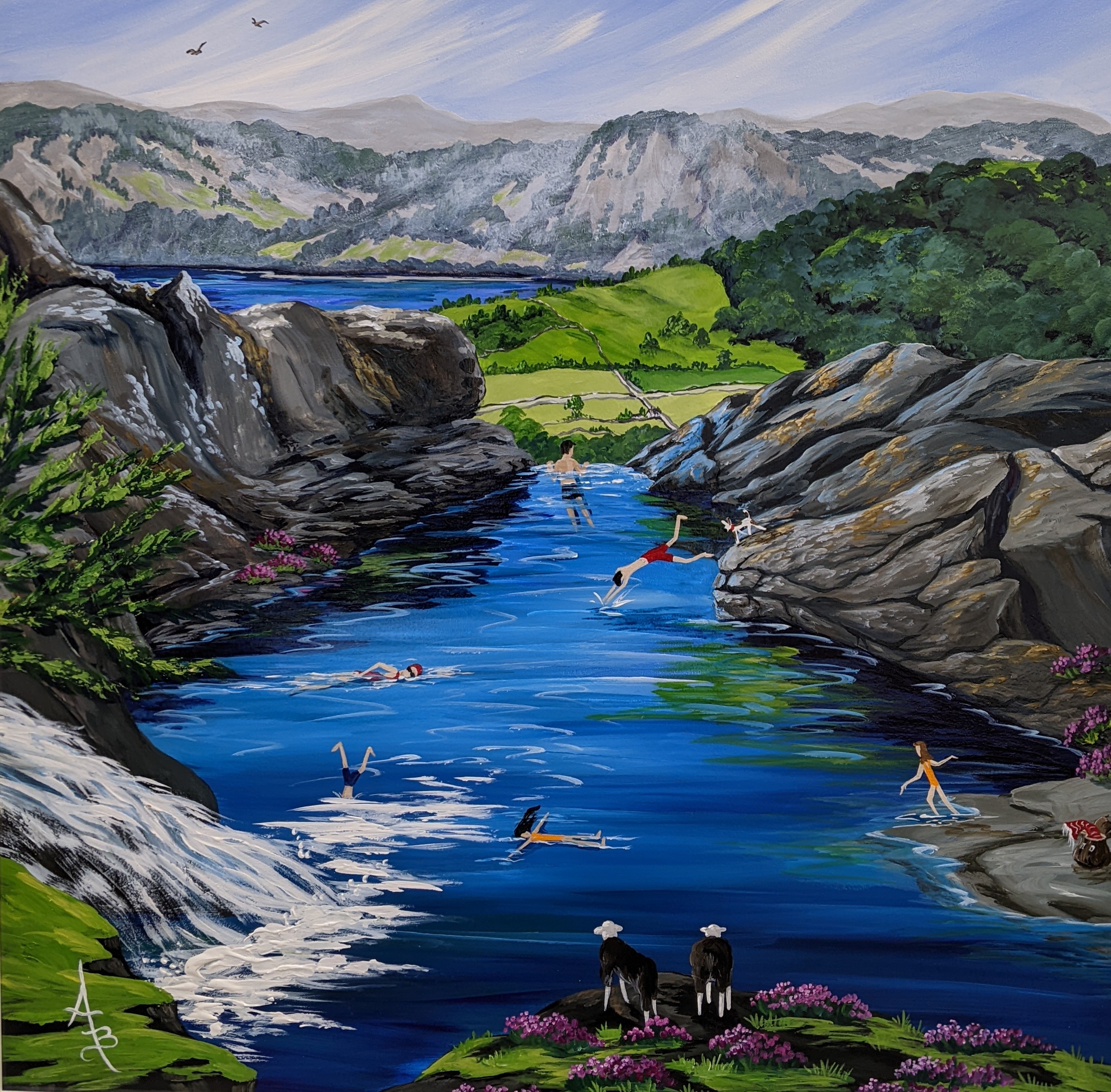 Infinite Wild Swim, Thirlmere By Anne Blundell