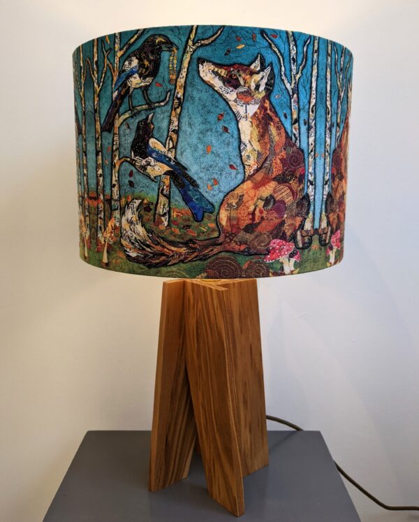 lampbase handmade in cumbria by humblewood design