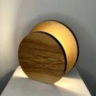 Eclipse lamp by Bob and Eunice from Humblewood sustainably sourced wooden lamp made in Cumbria.