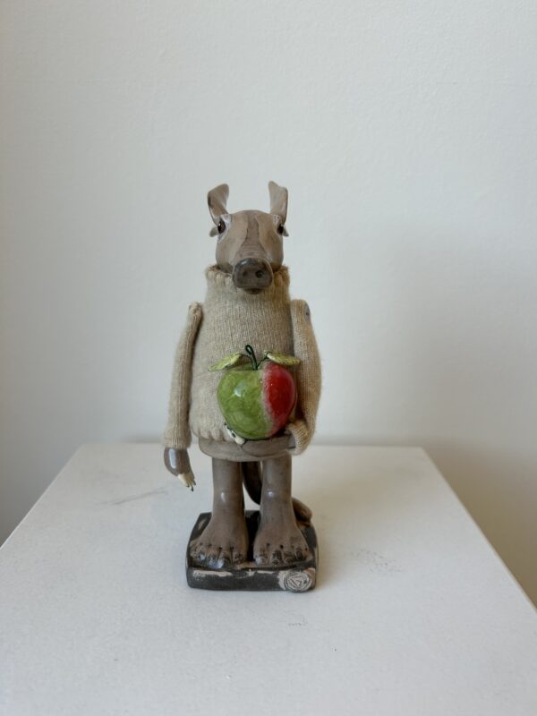 A is for Aardvark Ceramic Creature - SOLD
