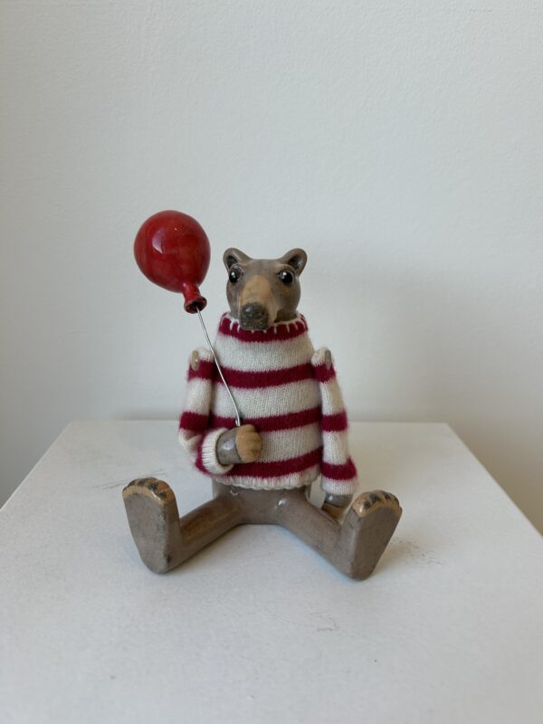 Balloon Bear Ceramic Creature - SOLD