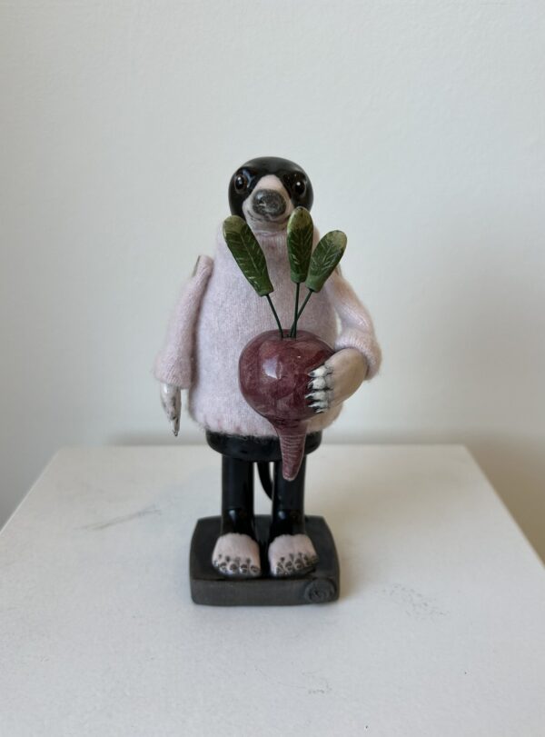 Gardener Mole Ceramic Creature - SOLD