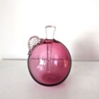 Blown glass scent bottle handmade in Britain by Loco Glass Studio.