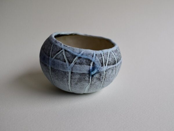 Candle holder by Kirsti Hannah Brown based on woodland visits in the winter.