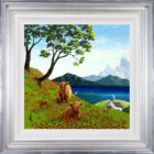 Eric in the meadows is an original painting by artist Anne Blundell
