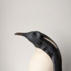 Handmade in Britain clay penguins from crafter Louise O'Connor.