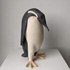 Handmade in Britain clay penguins from crafter Louise O'Connor.