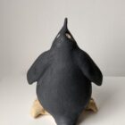 Handmade in Britain clay penguins from crafter Louise O'Connor.