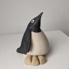 Handmade in Britain clay penguins from crafter Louise O'Connor.